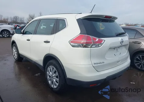 2016 Nissan Rogue S/Sl/Sv из США, поврежденный, VIN 5N1AT2MV8GC822370